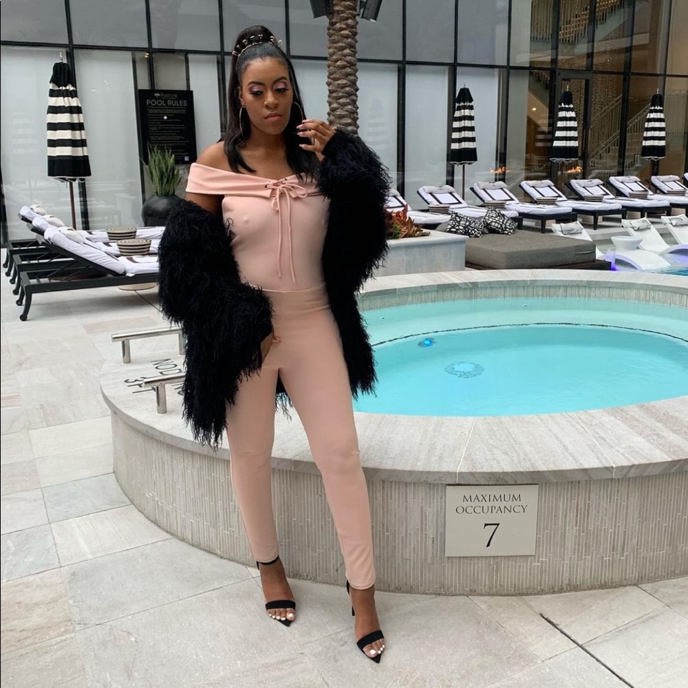 Fashion Nova Fringe/Fur Coat